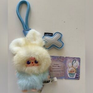 Super Mini Bunny Keychain Bag Charm - Letter X - Baby Three